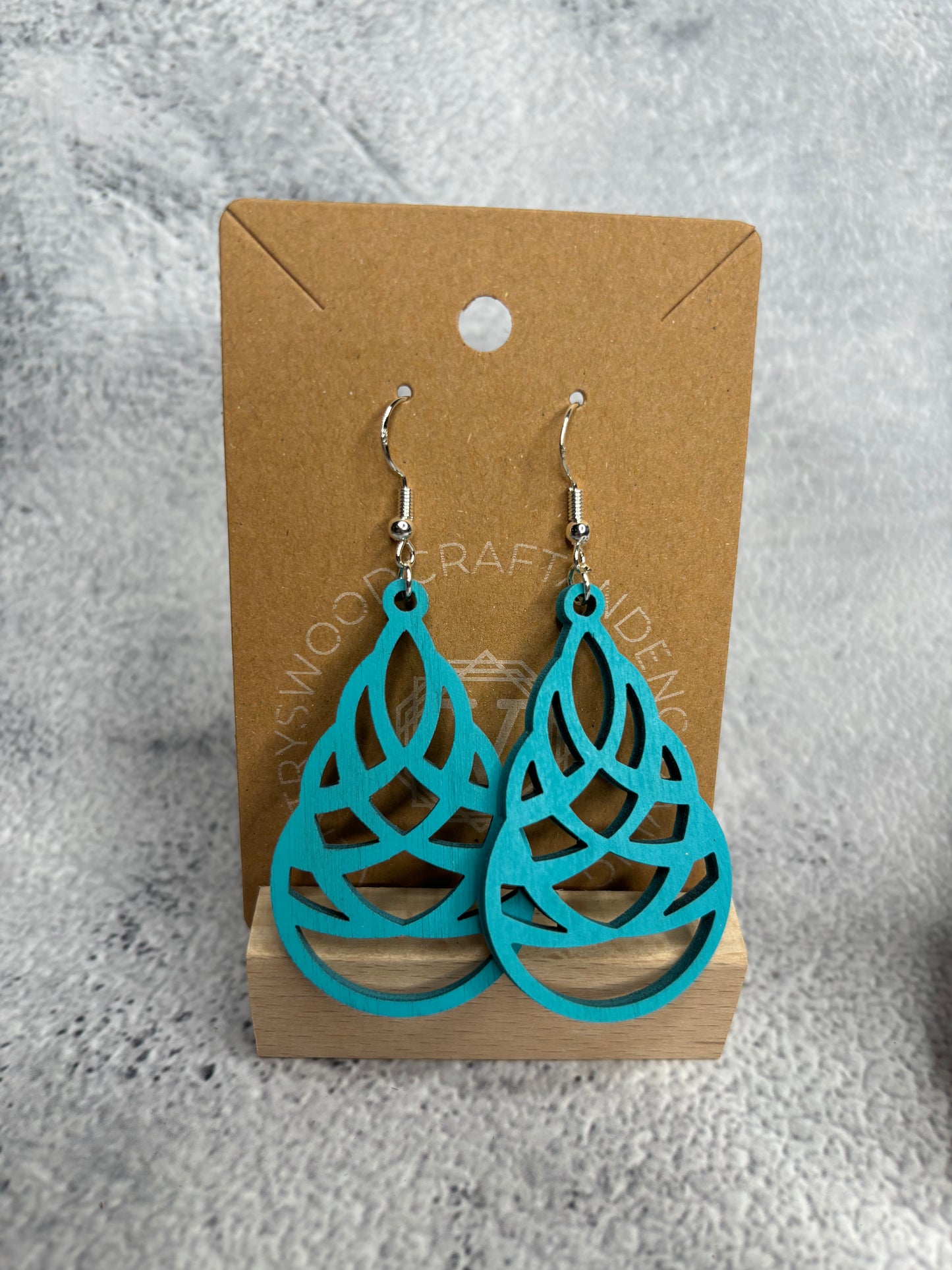 Wooden Earrings | Natural Vine Serenity