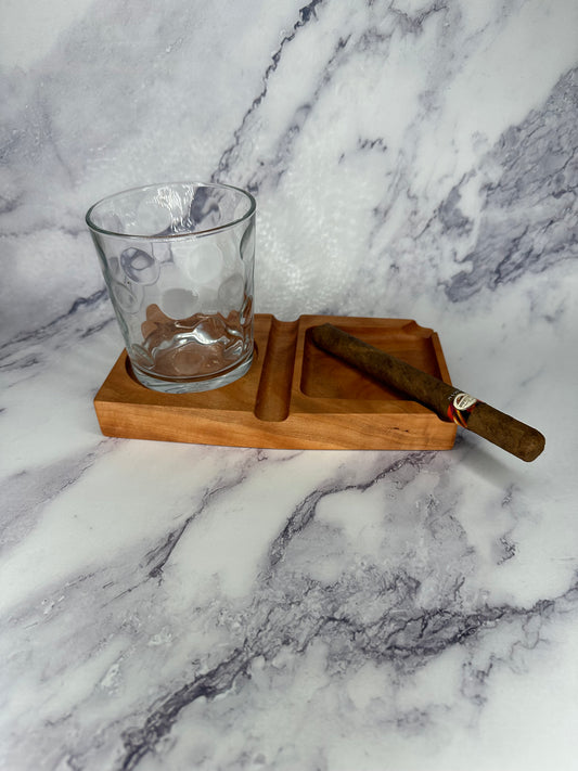 Cigar and Whiskey Tray