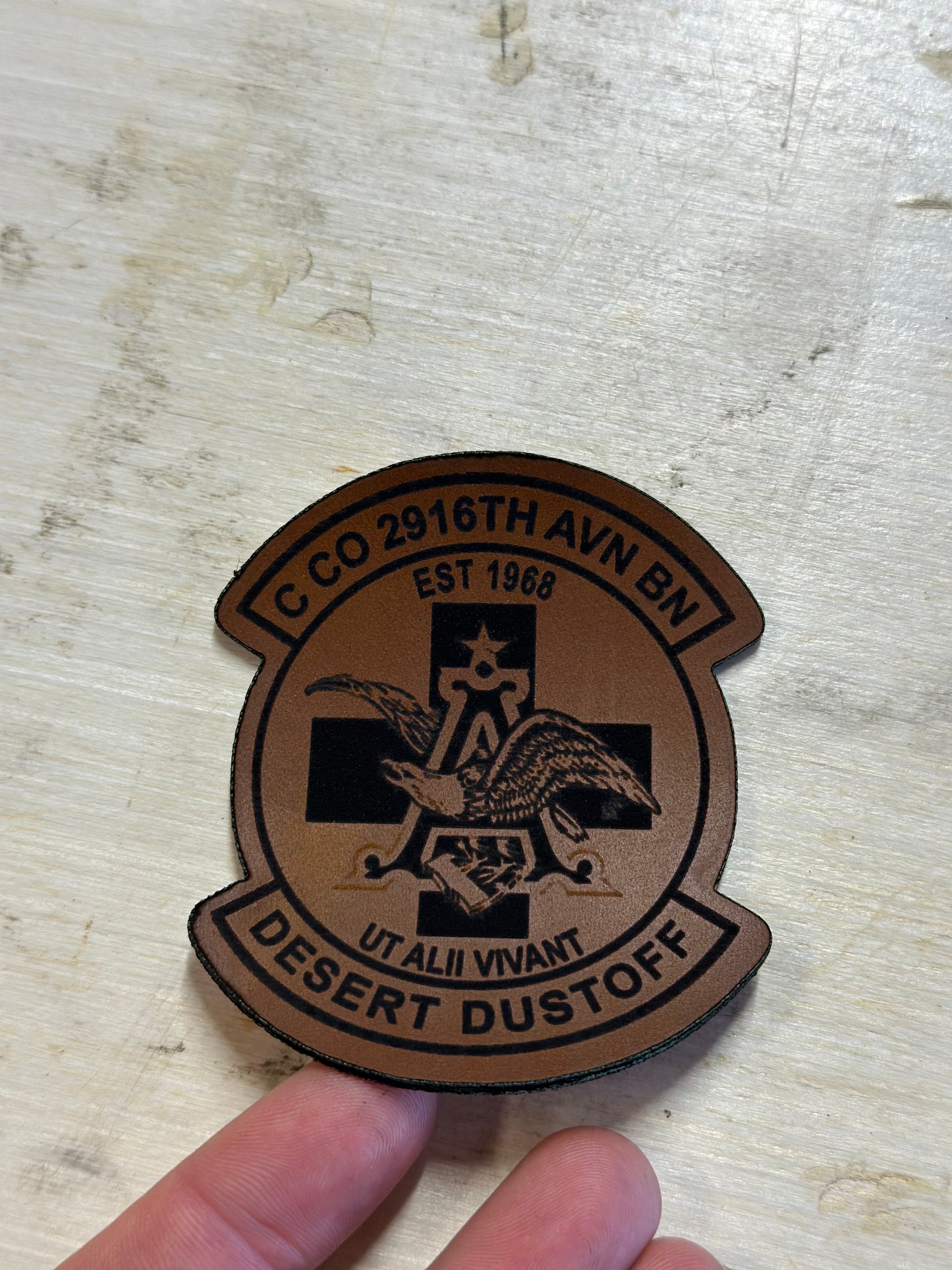 Custom leather patches